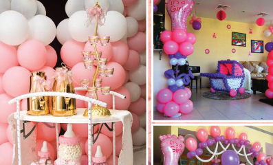 Baby Shower Balloon Decor